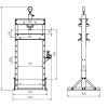 Прес гідравлічний 50т Holzmann WP50ECO