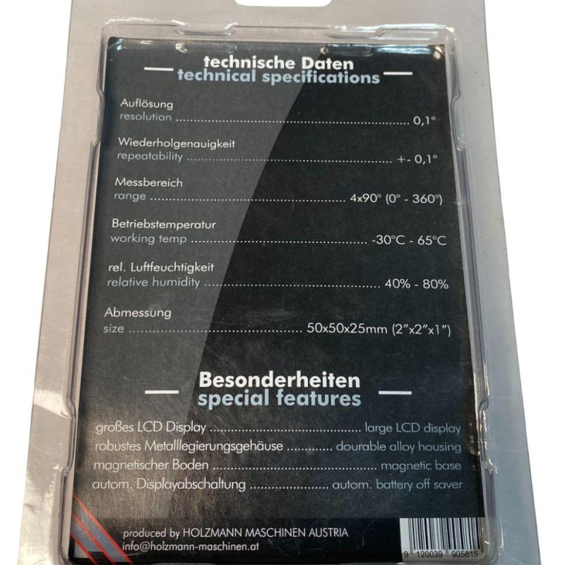 Кутомір цифровий Holzmann DWM 90 Кутомір цифровий Holzmann DWM 90