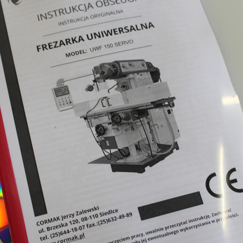 Універсальний фрезерний верстат CORMAK UWF 150 SERVO Універсальний фрезерний верстат CORMAK UWF 150 SERVO