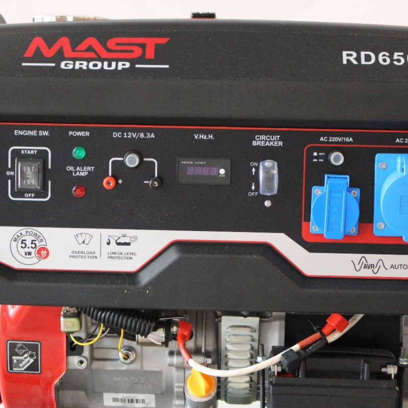 Бензиновий генератор MAST GROUP RD6500E Бензиновий генератор MAST GROUP RD6500E