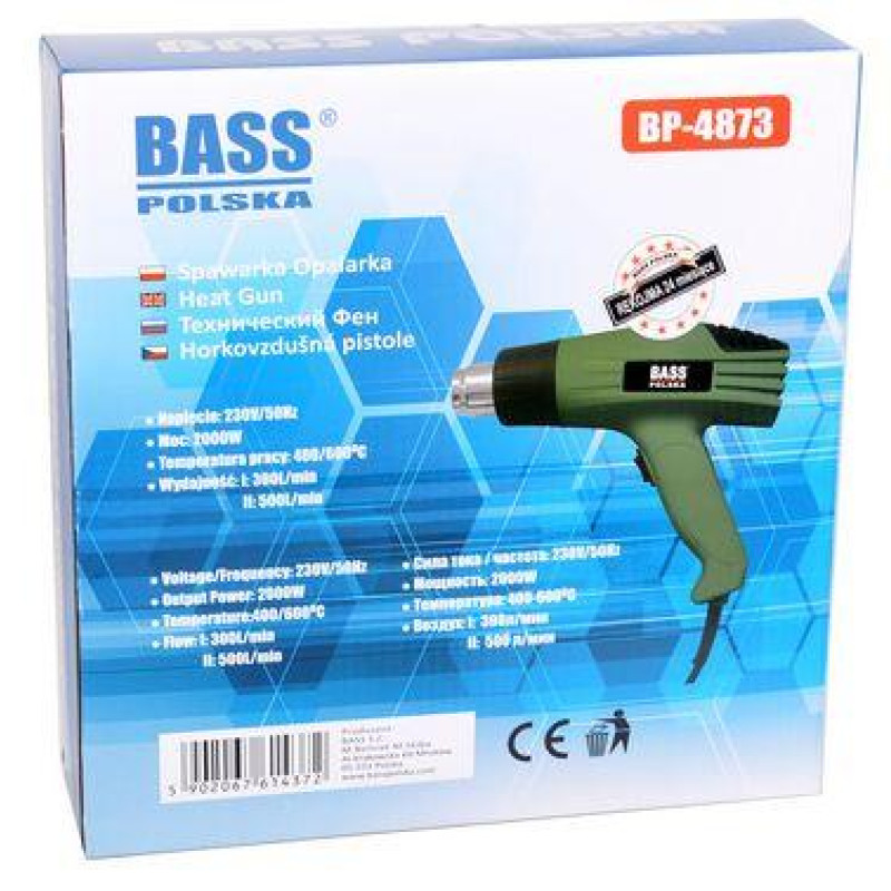 Термофен Bass Polska BP-4873 Термофен Bass Polska BP-4873