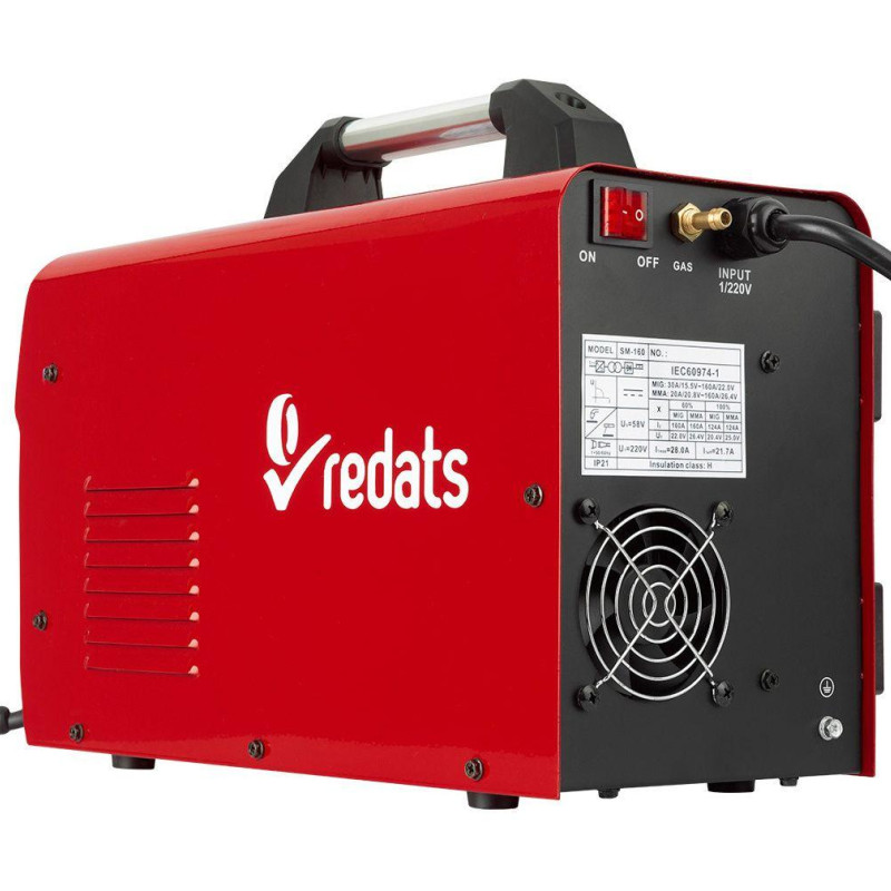 Зварювальний апарат REDATS SM-160 MIG/MAG, Lift TIG, MMA, дріт Flux Зварювальний апарат REDATS SM-160 MIG/MAG, Lift TIG, MMA, дріт Flux