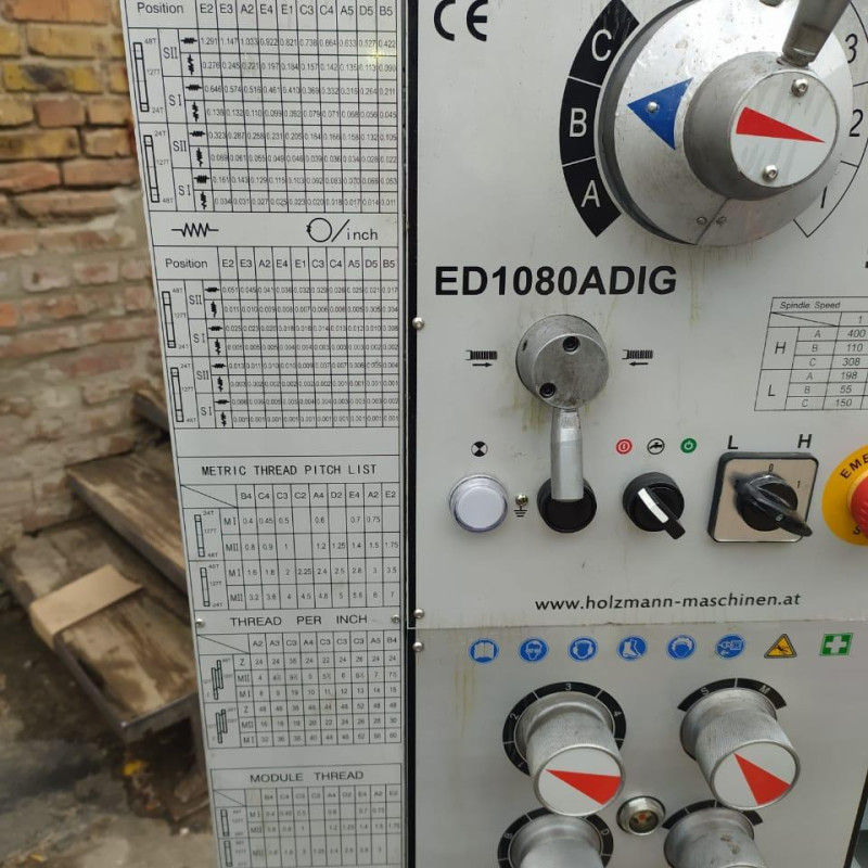 Токарний верстат по металу Holzmann ED 1080ADIG Токарний верстат по металу Holzmann ED 1080ADIG