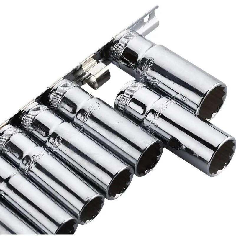 Довгі головки 1/2" 78 мм, комплект 11шт BOXO Довгі головки 1/2" 78 мм, комплект 11шт BOXO