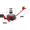 Домкрат пневматичний - REDATS 3T LS-230 Домкрат пневматичний - REDATS 3T LS-230