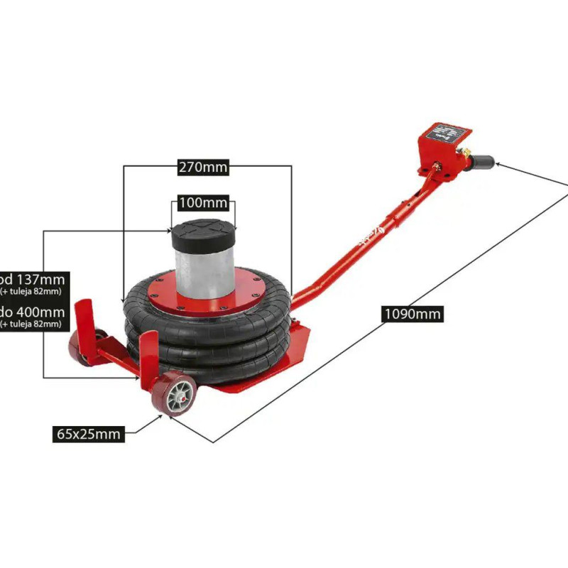 Домкрат пневматичний - REDATS 3T LS-230 Домкрат пневматичний - REDATS 3T LS-230