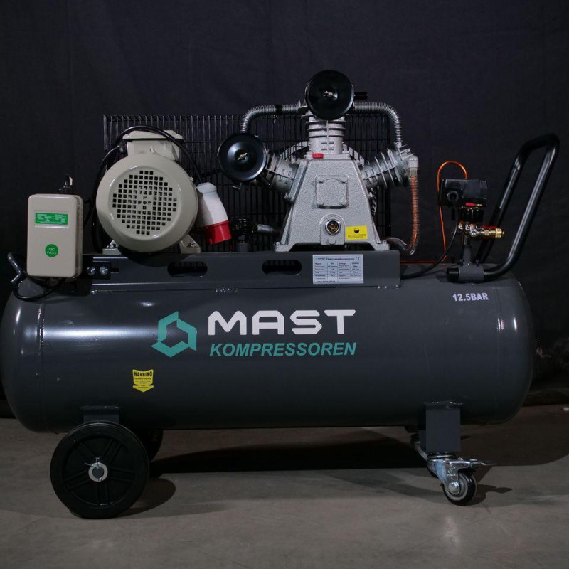Поршневий компресор MAST TA65/100L 400V 12.5BAR Поршневий компресор MAST TA65/100L 400V 12.5BAR