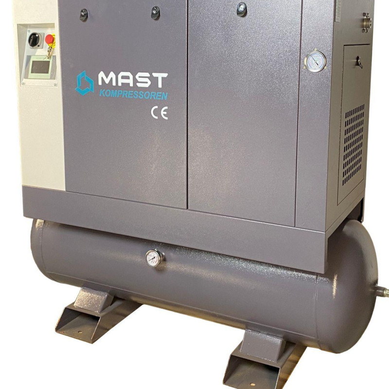 Гвинтовий компресор Mast LZN-8 COMBO inverter (осушувач + ресивер 300 л, двигун на постійних магнітах) Гвинтовий компресор Mast LZN-8 COMBO inverter (осушувач + ресивер 300 л, двигун на постійних магнітах)