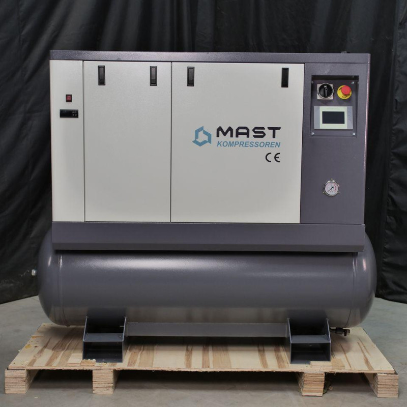 Гвинтовий компресор Mast LZN-8 COMBO inverter (осушувач + ресивер 300 л, двигун на постійних магнітах) Гвинтовий компресор Mast LZN-8 COMBO inverter (осушувач + ресивер 300 л, двигун на постійних магнітах)