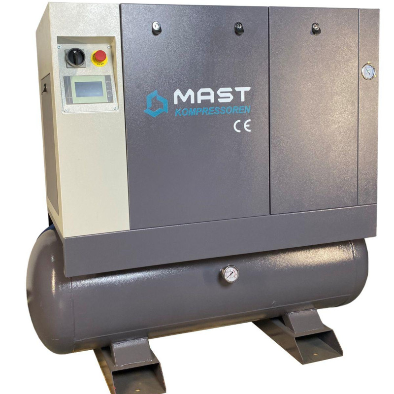 Гвинтовий компресор Mast LZN-8 COMBO inverter (осушувач + ресивер 300 л, двигун на постійних магнітах) Гвинтовий компресор Mast LZN-8 COMBO inverter (осушувач + ресивер 300 л, двигун на постійних магнітах)