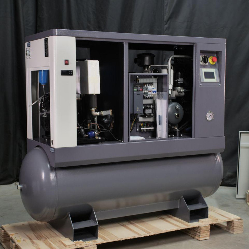 Гвинтовий компресор Mast LZN-8 COMBO inverter (осушувач + ресивер 300 л, двигун на постійних магнітах) Гвинтовий компресор Mast LZN-8 COMBO inverter (осушувач + ресивер 300 л, двигун на постійних магнітах)